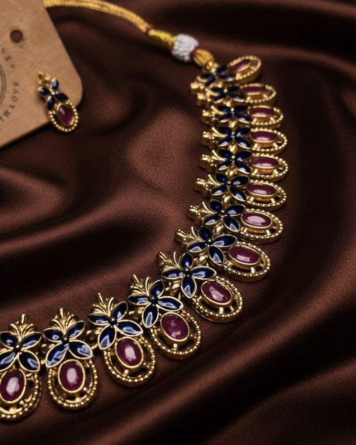 BLUE RUBY NECKLACE