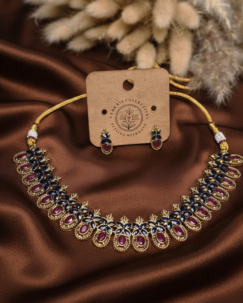 BLUE RUBY NECKLACE