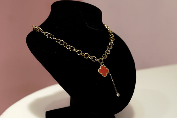 Azure Glimmer Pendant Necklace