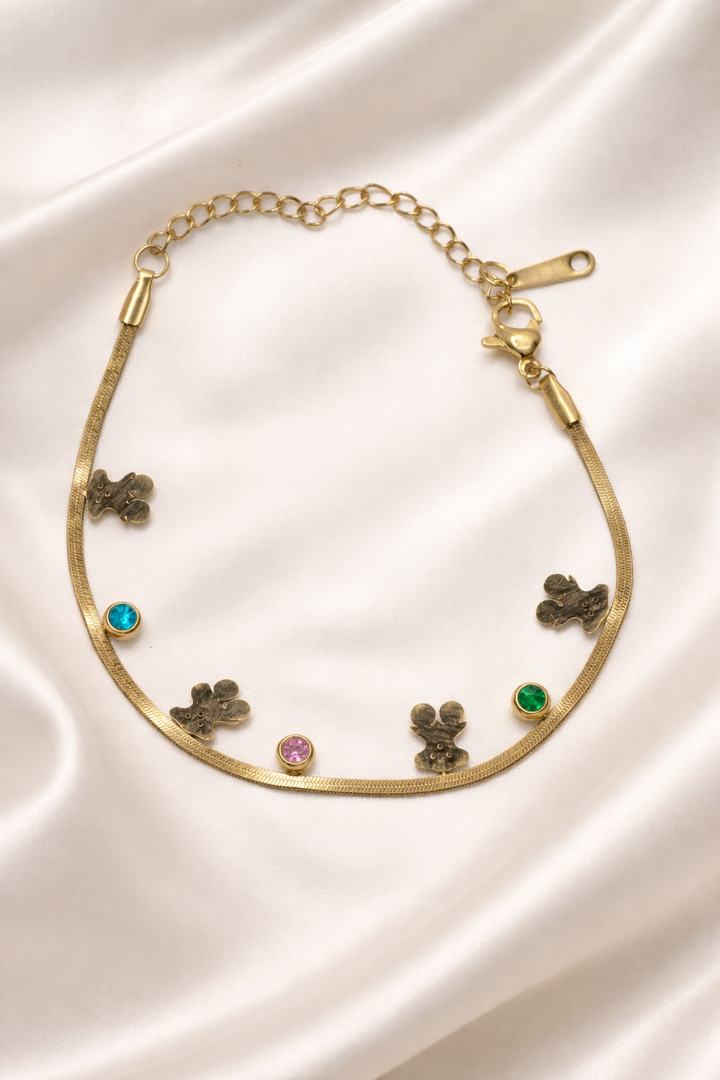 Cute Cat Charm Bracelet