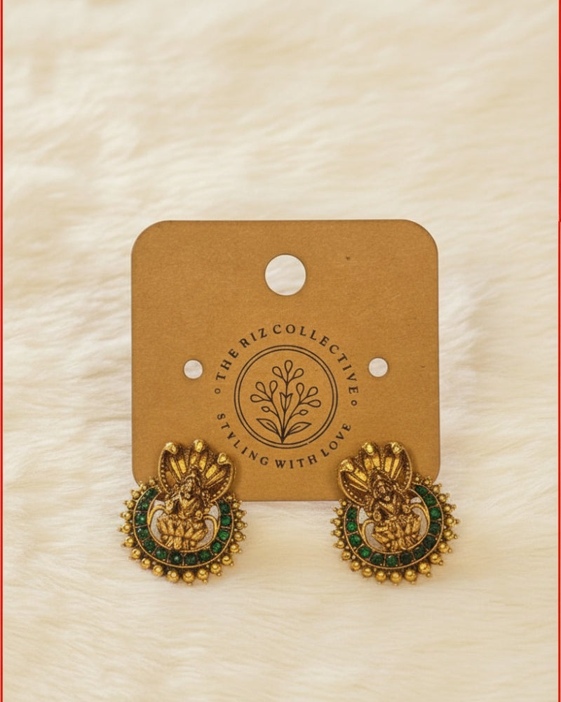 LAKSHMI INVISIBLE NECKPIECE GREEN