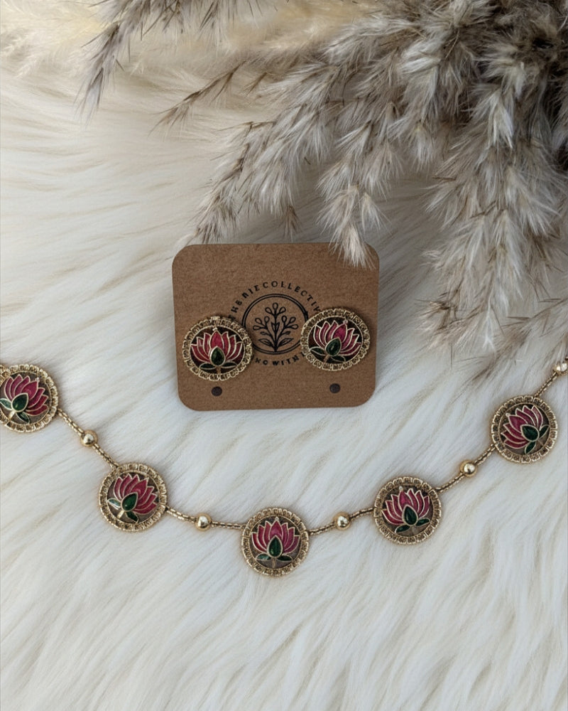 ROUND LOTUS CHOKER SET