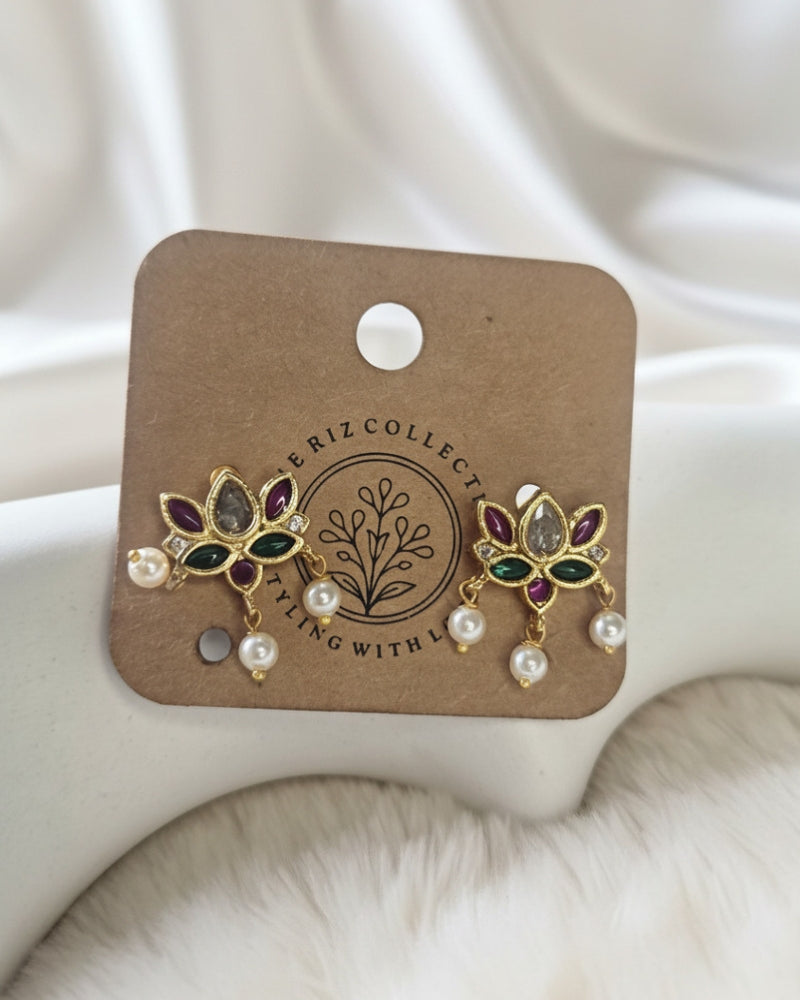 LOTUS STONE MINI CHOKER SET