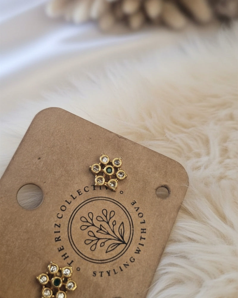 FLOWER STONE CHOKER