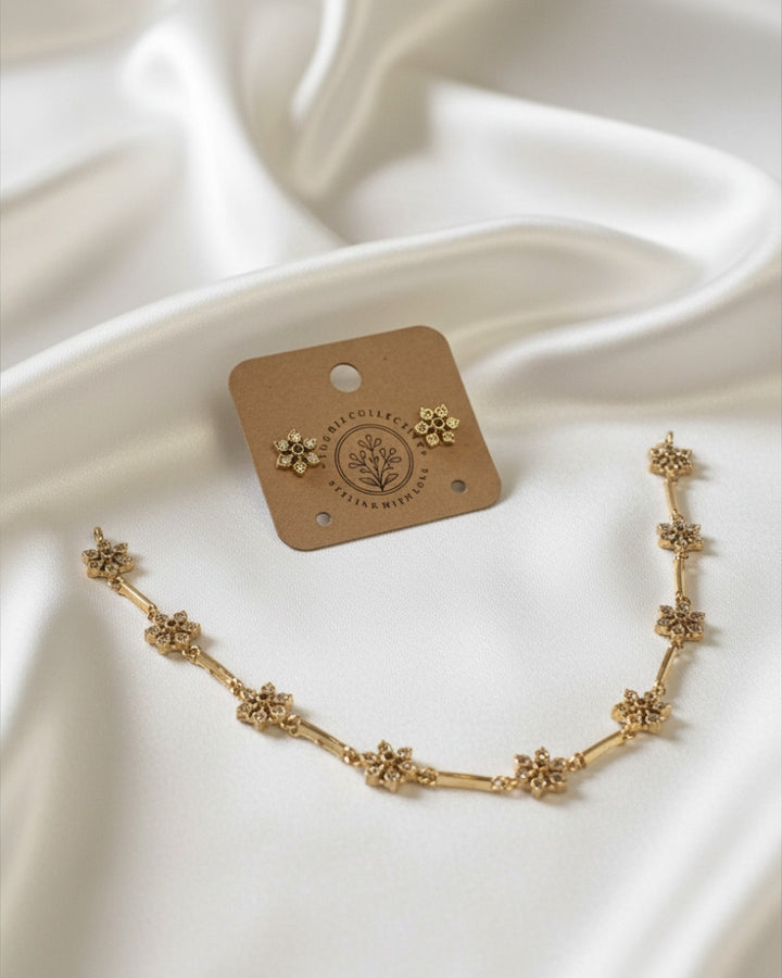 FLOWER STONE CHOKER