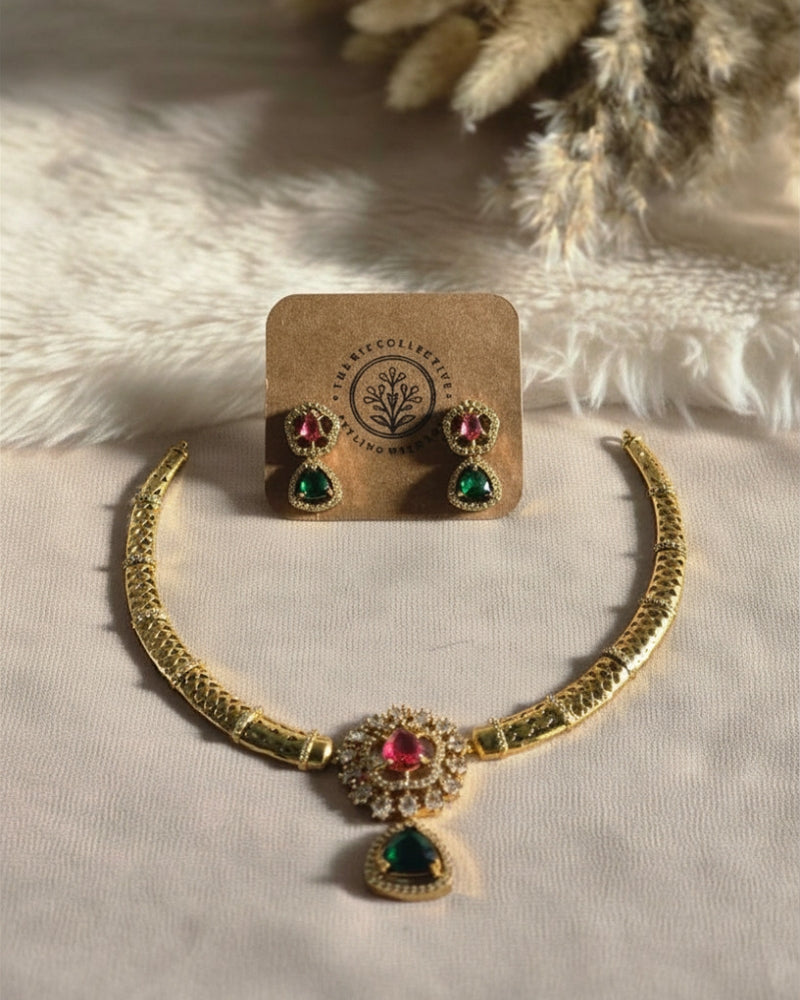 AD MULTISTONE NECKLACE