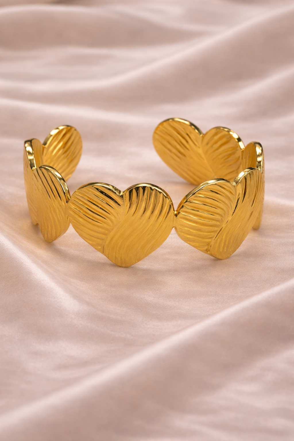 Golden Heart Charm Kada