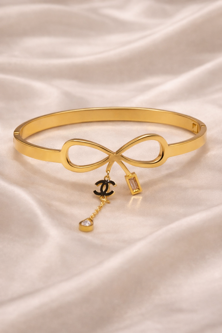 Bow Charm Designer Kada