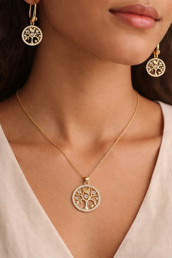 Tree of Life Luxe Necklace Set