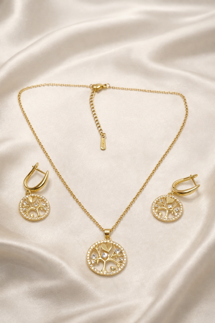 Tree of Life Luxe Necklace Set